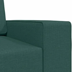 vidaXL Sofá cama 245 x 78 x 77 cm tela Verde oscuro Discount