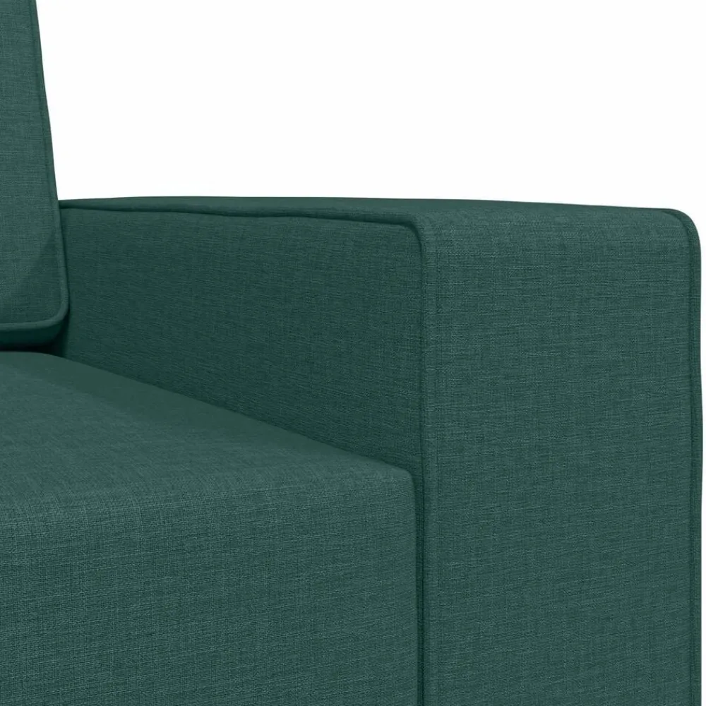 vidaXL Sofá cama 245 x 78 x 77 cm tela Verde oscuro Discount