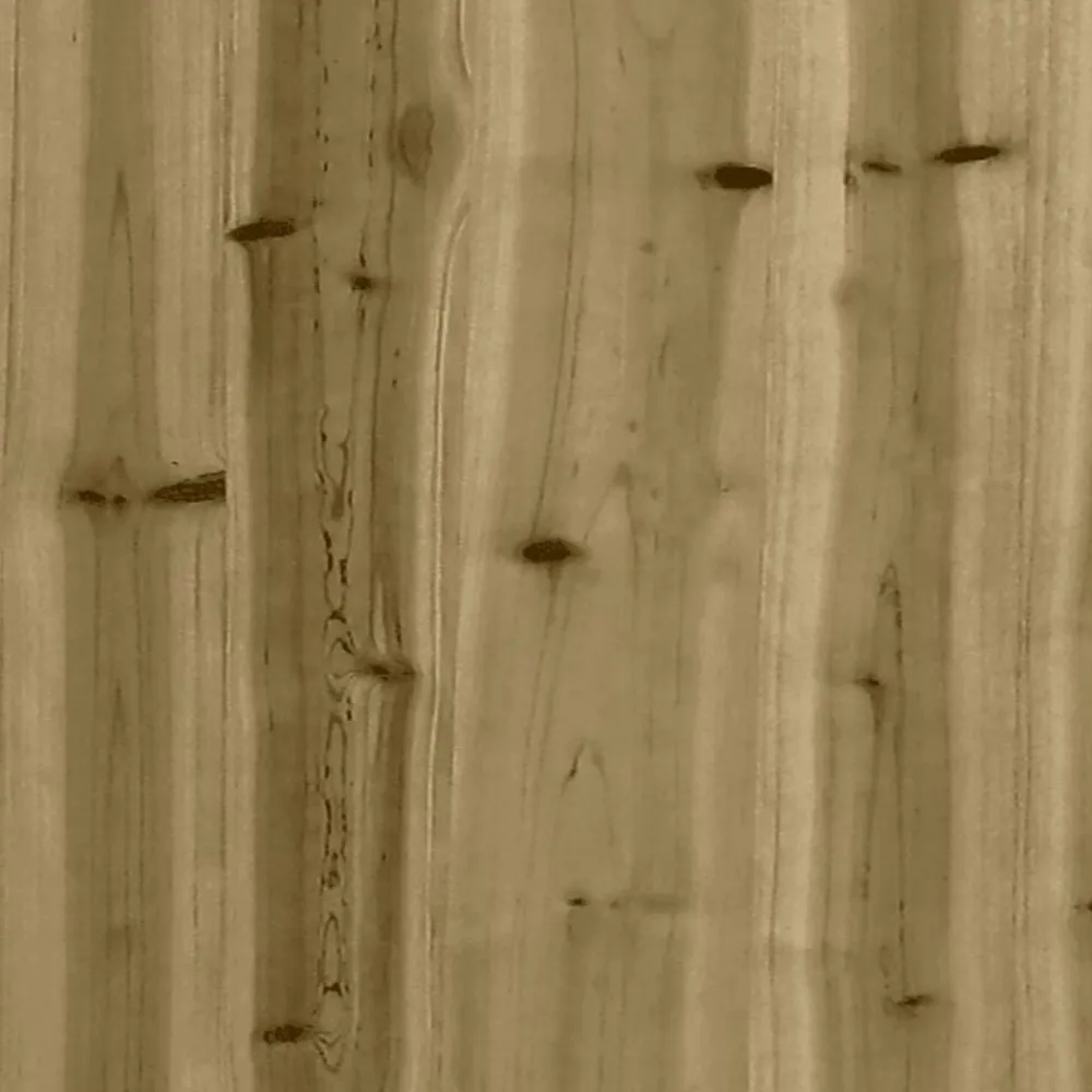 vidaXL Sofá central con cojines madera de pino impregnada pino impregnado Discount