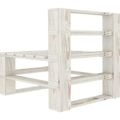 vidaXL Muebles De Jardín-Sofá central de palés para jardín madera
