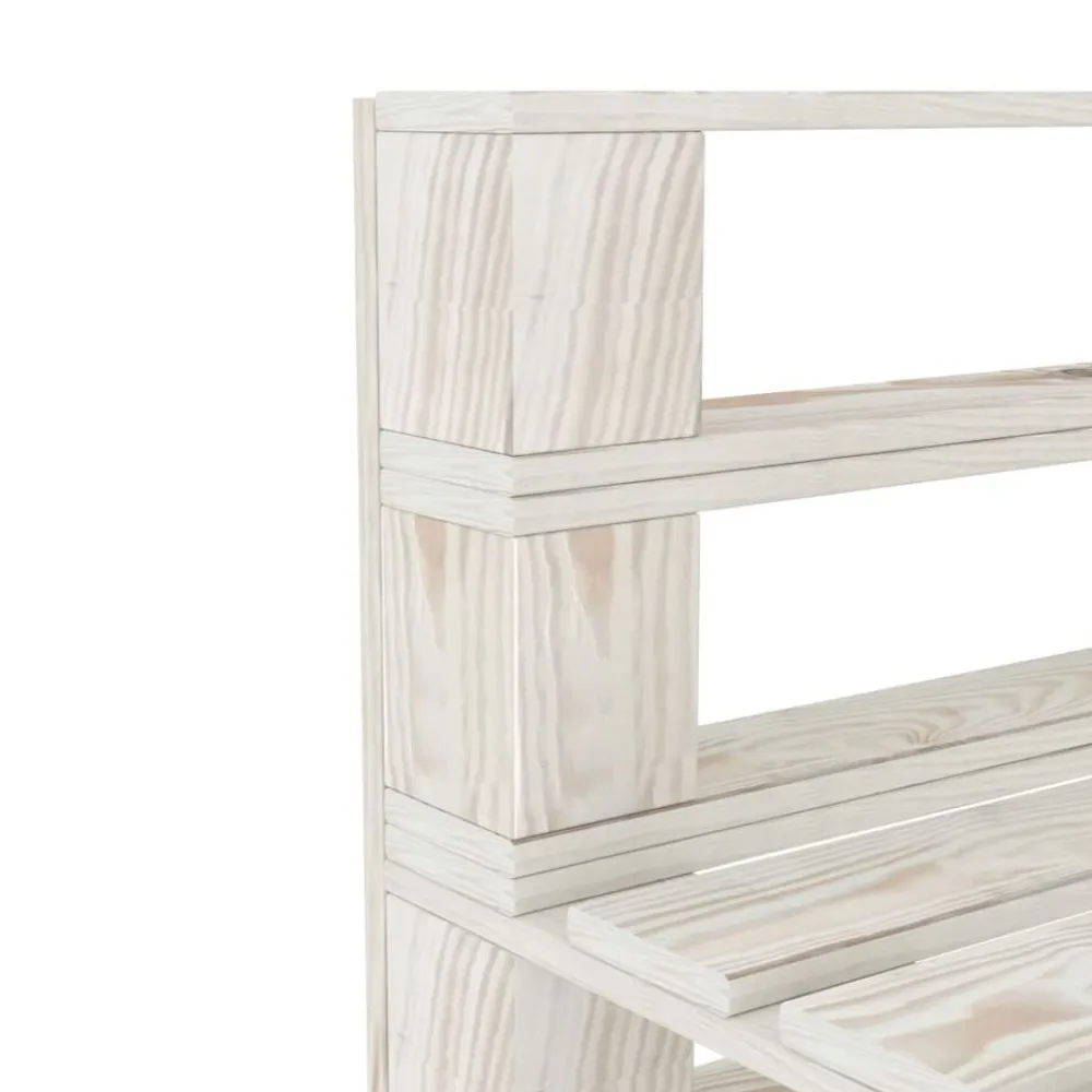 vidaXL Muebles De Jardín-Sofá central de palés para jardín madera