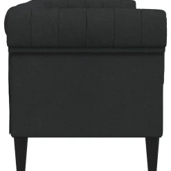vidaXL Sofás-Sofá Chesterfield de 2 plazas tela