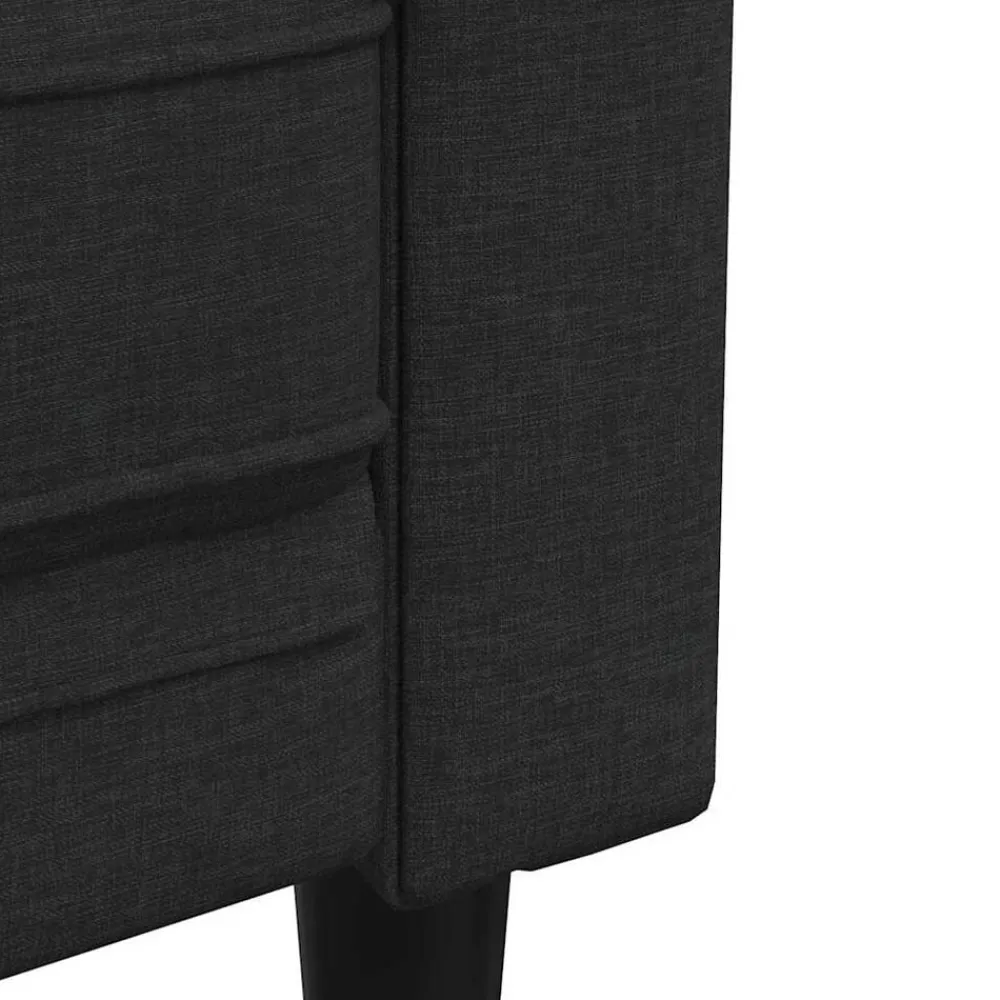 vidaXL Sofás-Sofá Chesterfield de 2 plazas tela