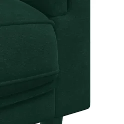 vidaXL Sofá con cojines 3 plazas terciopelo Verde oscuro Outlet