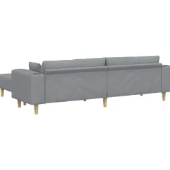 vidaXL Sofás-Sofá con cojín 3 pcs tela