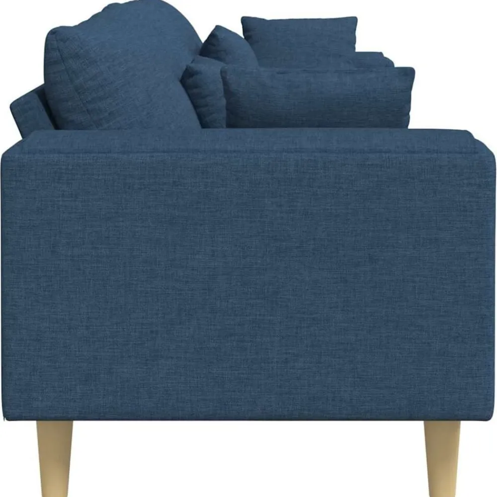vidaXL Sofás-Sofá con cojín 250 x 77 x 76 cm tela