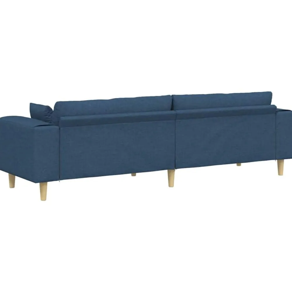 vidaXL Sofás-Sofá con cojín 250 x 77 x 76 cm tela
