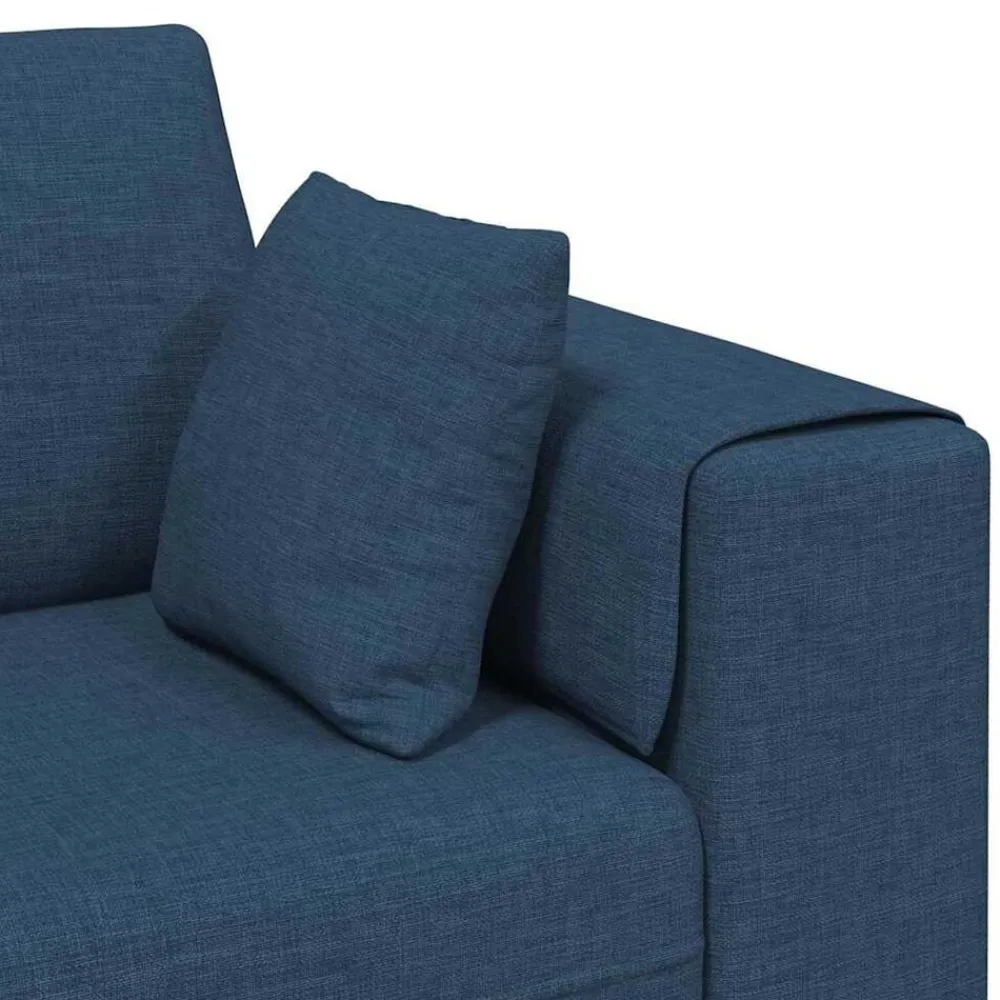 vidaXL Sofás-Sofá con cojín 250 x 77 x 76 cm tela