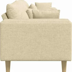 vidaXL Sofás-Sofá con cojín 250 x 77 x 76 cm tela