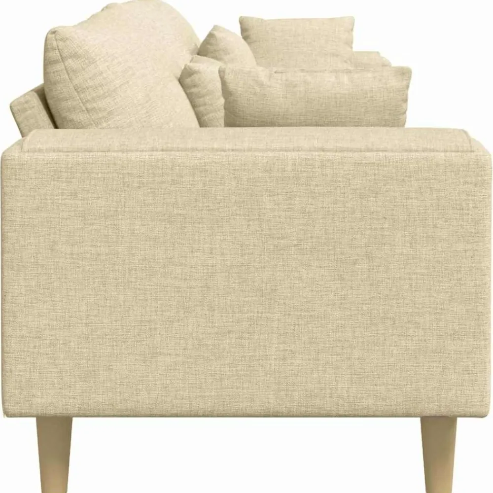 vidaXL Sofás-Sofá con cojín 250 x 77 x 76 cm tela