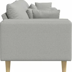 vidaXL Sofás-Sofá con cojín 250 x 77 x 76 cm tela