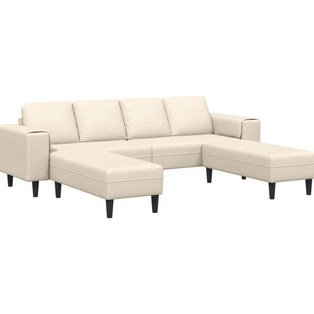vidaXL Sofás-Sofá 250 x 188 x 76 cm Tela de Pana