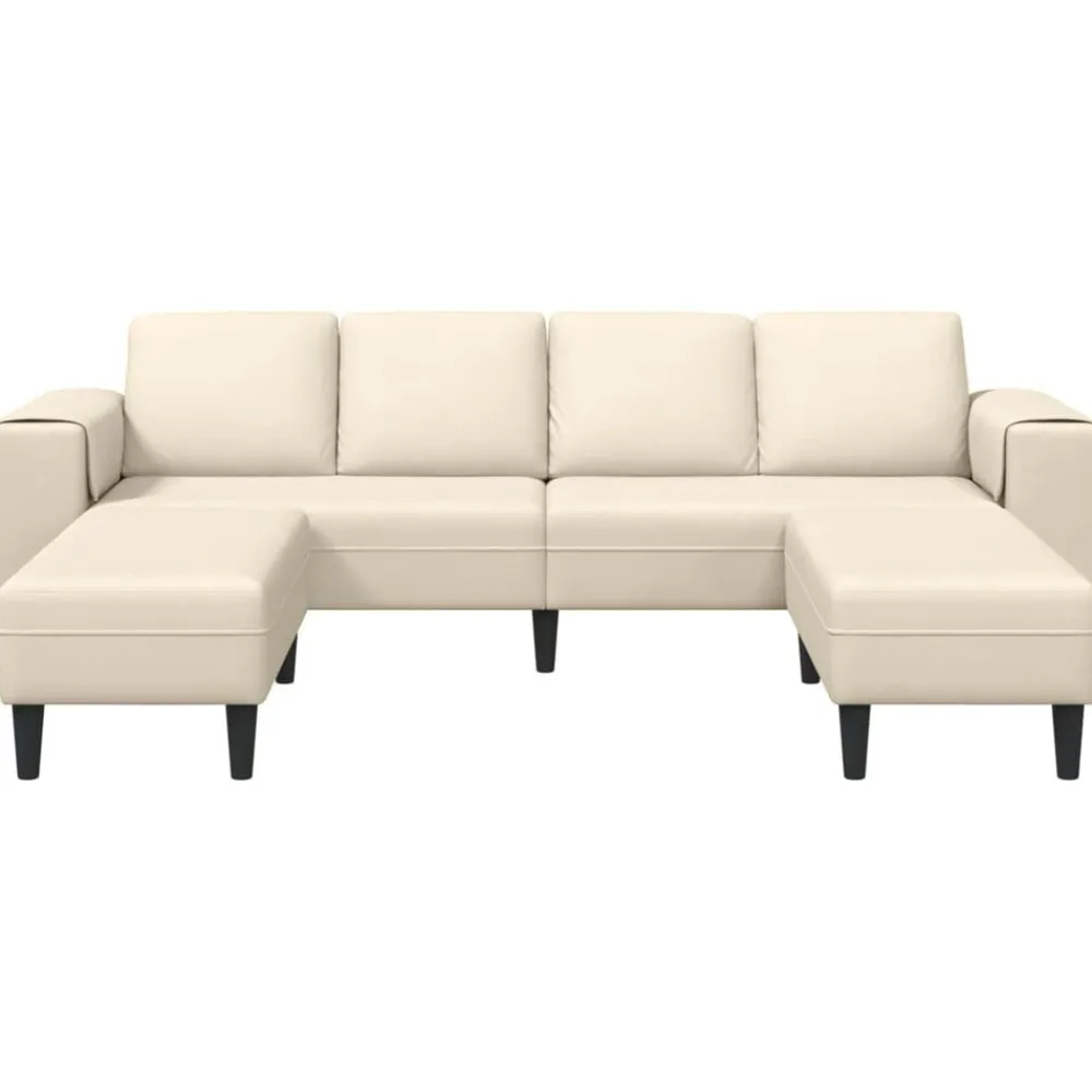 vidaXL Sofás-Sofá 250 x 188 x 76 cm Tela de Pana