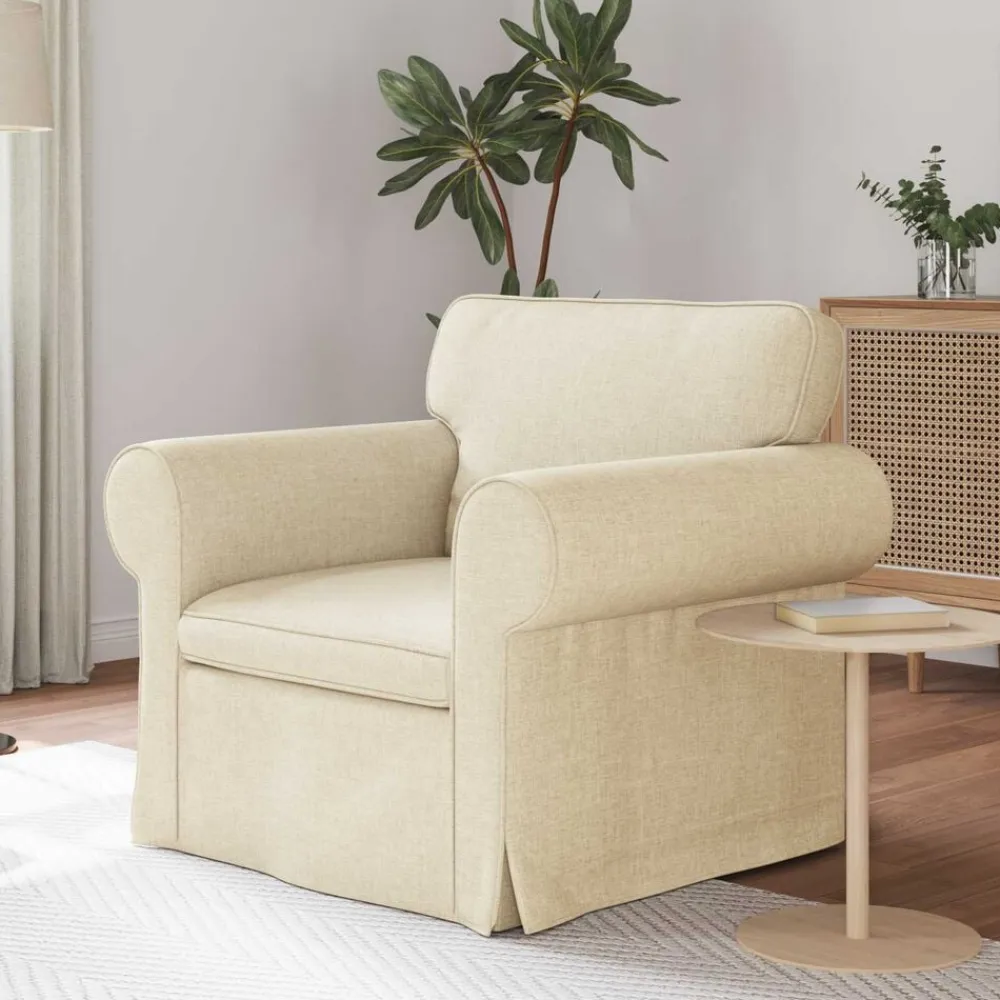 vidaXL Sofás-Sofá 95 x 82 x 80 cm tela