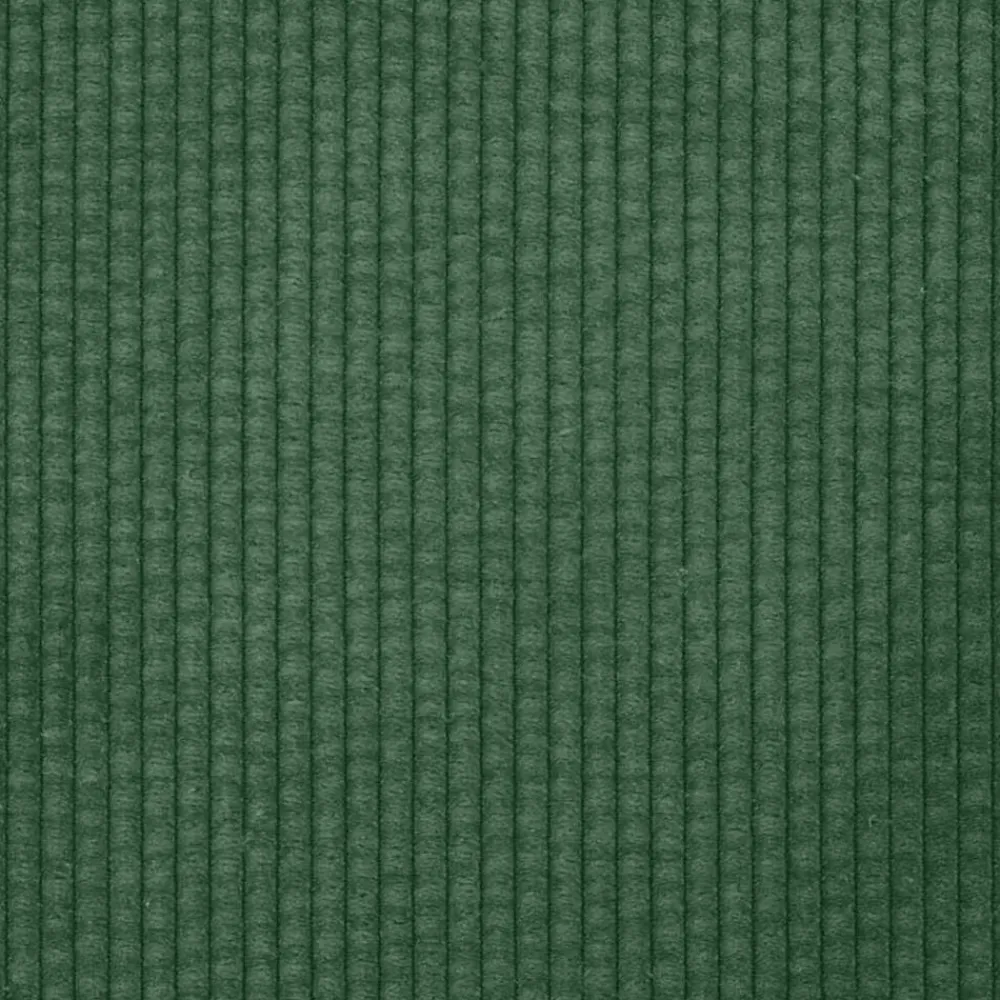vidaXL Sofá de 2 plazas con chaise longue en forma de L 125 cm Verde oscuro