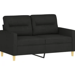 vidaXL Sofás-Sofá de 2 plazas con cojines tela 120 cm