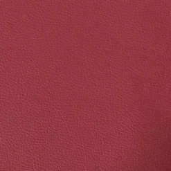 vidaXL Sofás-Sofá de 3 plazas con taburete cuero sintético rojo tinto 180 cm