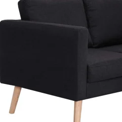 vidaXL Sofás-Sofá de 2 plazas de tela