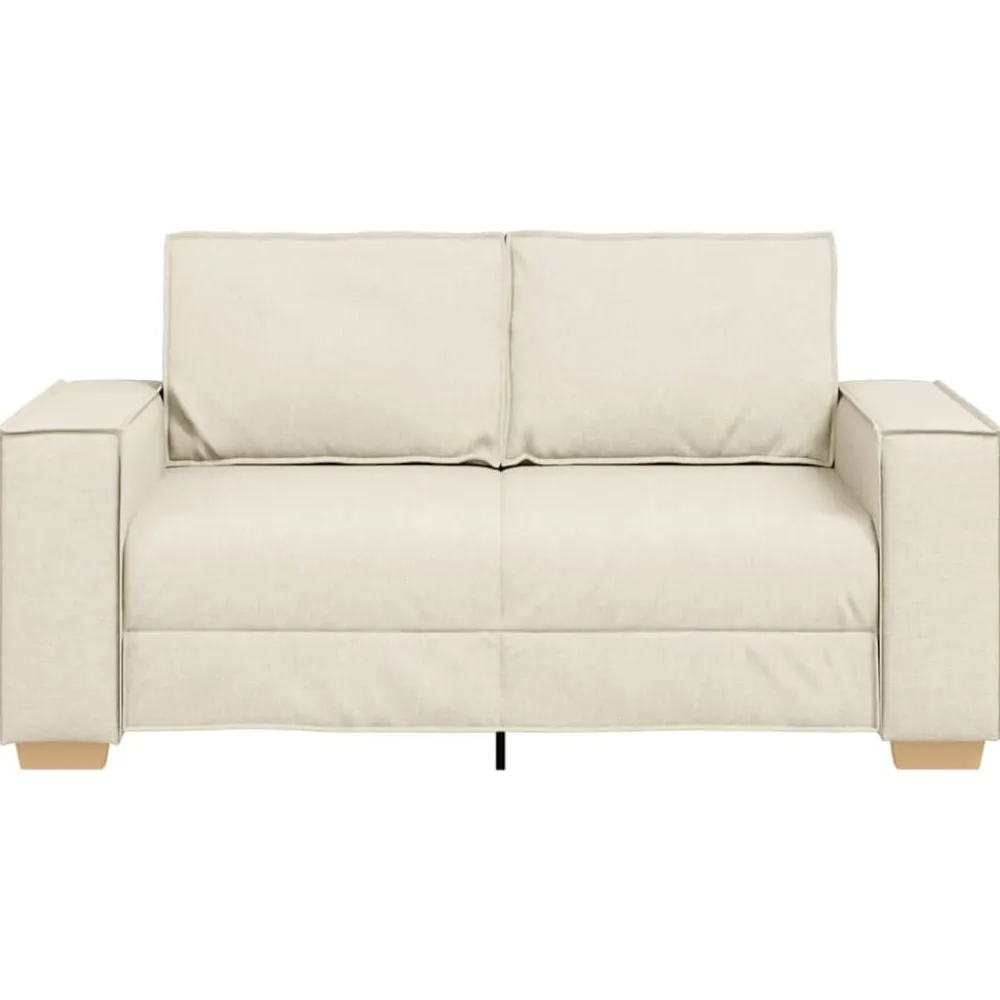 vidaXL Sofá de 2 plazas de lino, 160x78x84 cm Sale