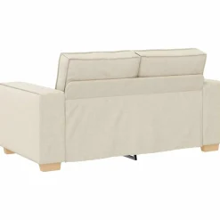 vidaXL Sofá de 2 plazas de lino, 160x78x84 cm Sale