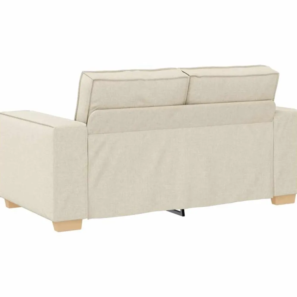 vidaXL Sofá de 2 plazas de lino, 160x78x84 cm Sale