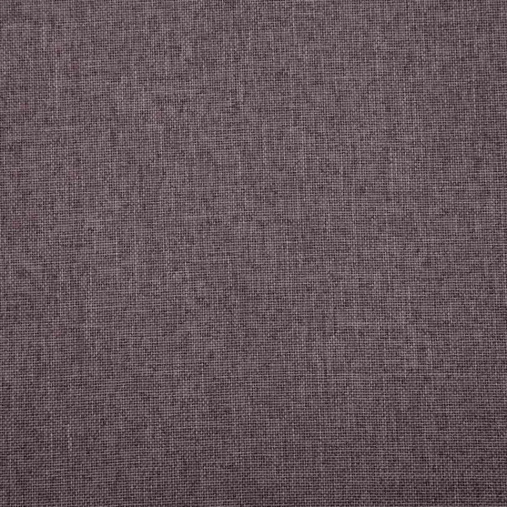 vidaXL Sofás-Sofá de 2 plazas de tela color gris taupe
