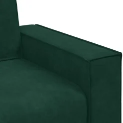 vidaXL Sofá de 2 plazas de terciopelo 160x78x84 cm Verde oscuro Hot