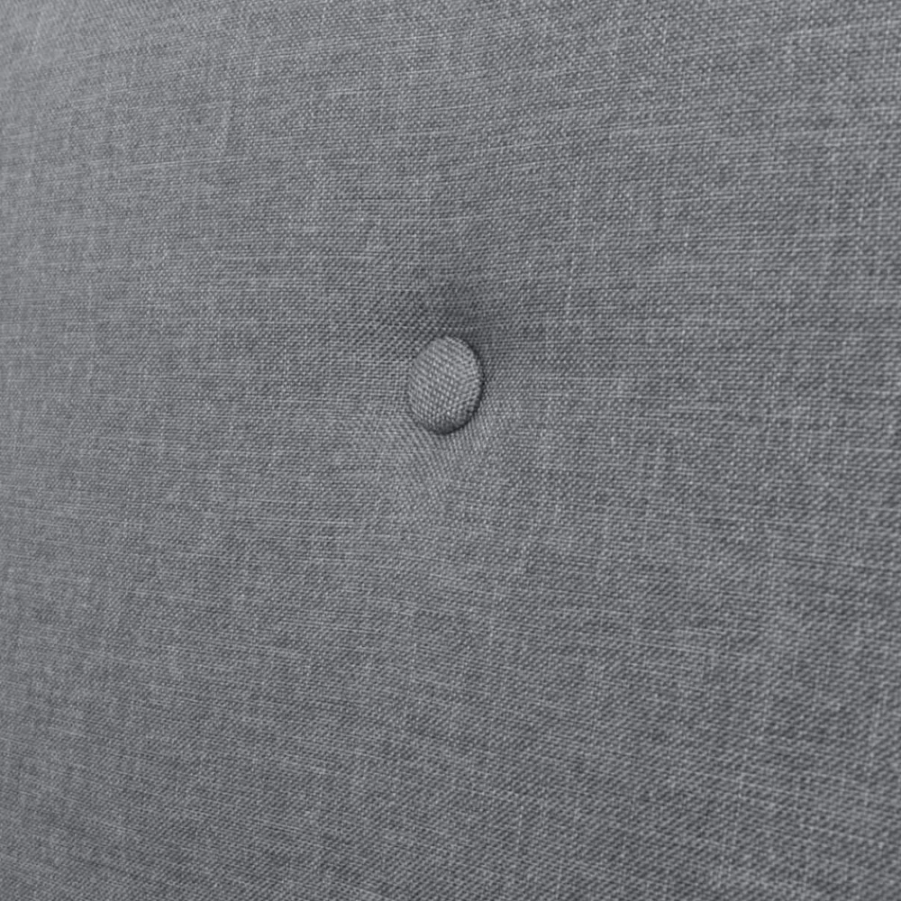 vidaXL Sofá de 3 plazas de tela Gris claro Discount