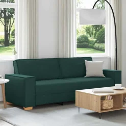 vidaXL Sofás-Sofá de 3 plazas 220 cm tela