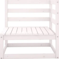 vidaXL Muebles De Jardín-Sofá de esquina de jardín cojines gris antracita madera pino