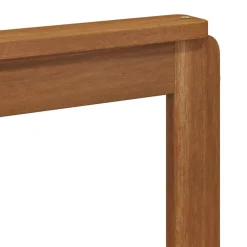 vidaXL Sofá de exterior Madera de Acacia Sólida y Poliéster Gris claro y natural Best