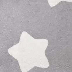 Niños vidaXL Mobiliario Para Bebés Y Niños Pequeños-Sofá de niños de 2 plazas felpa suave gris claro con estrellas