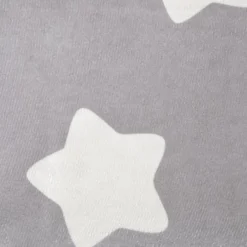 Niños vidaXL Mobiliario Para Bebés Y Niños Pequeños-Sofá de niños de 2 plazas felpa suave gris claro con estrellas