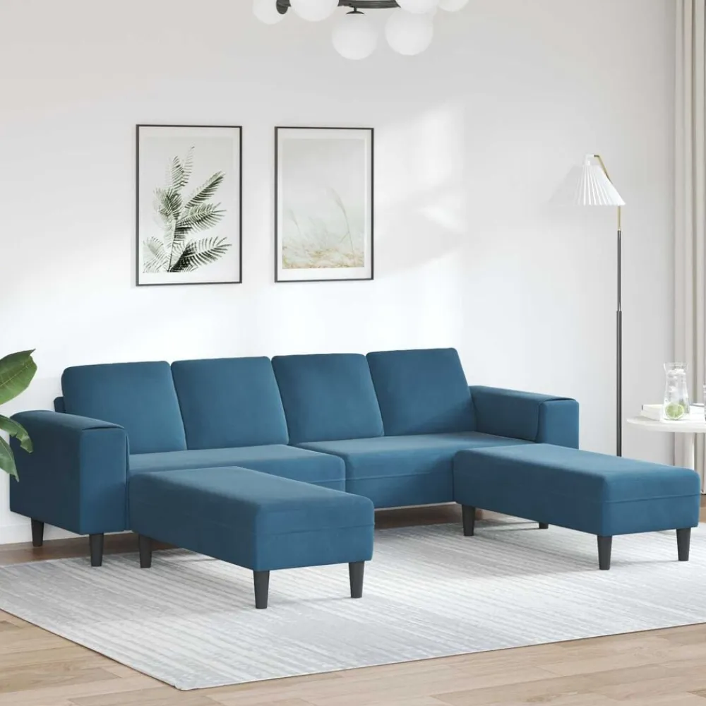 vidaXL Sofás-Sofá de sala 3 pcs 250 x 188 x 76 cm