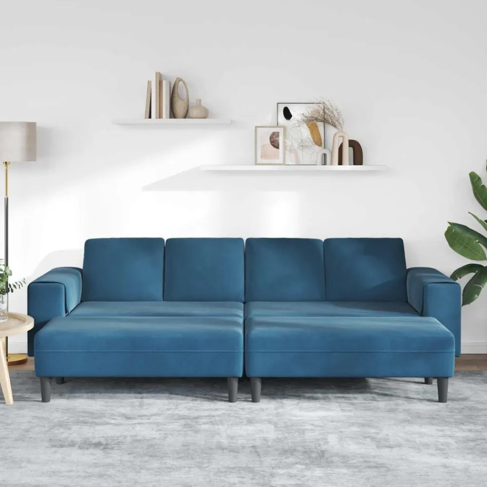 vidaXL Sofás-Sofá de sala 3 pcs 250 x 188 x 76 cm