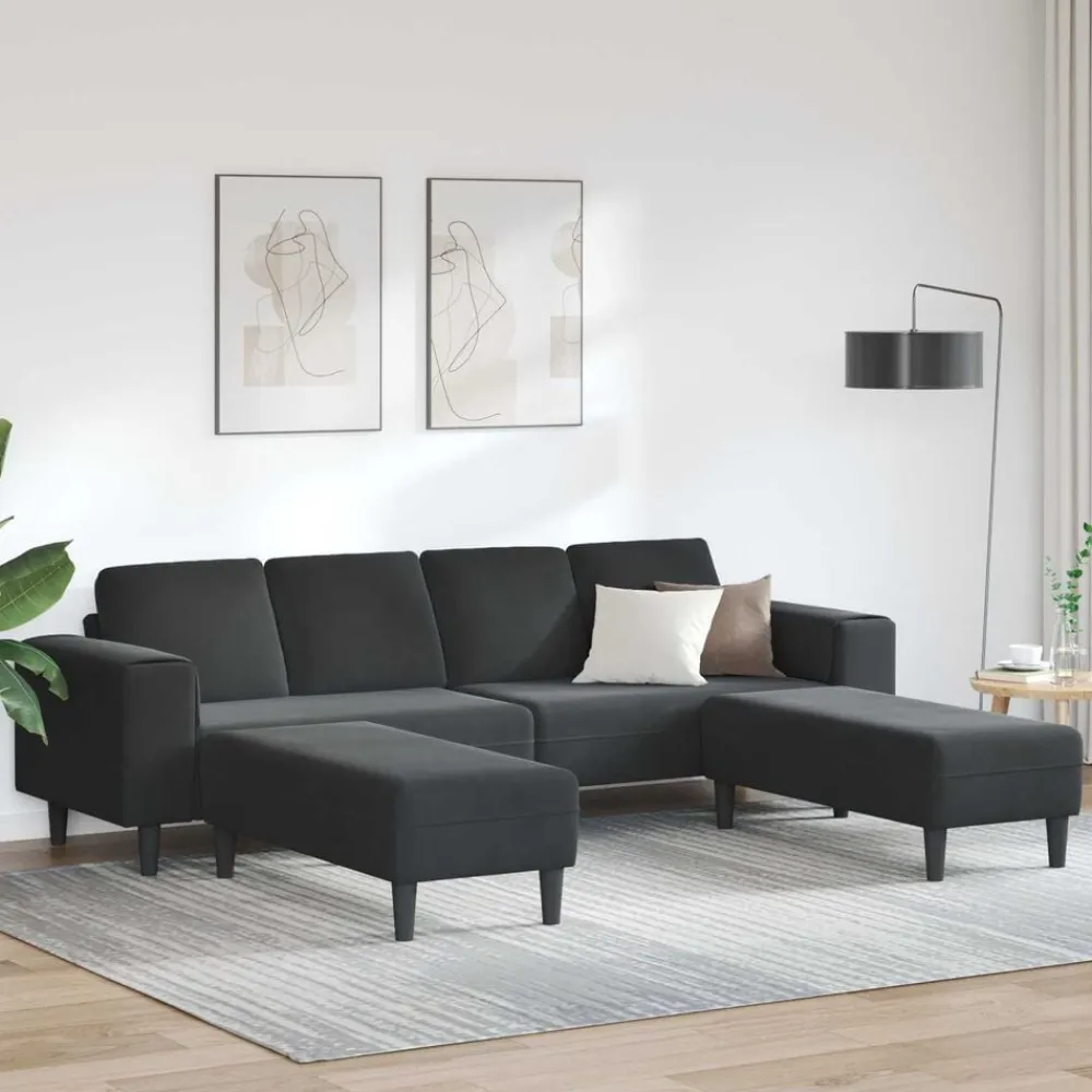vidaXL Sofás-Sofá de sala 3 pcs 250 x 188 x 76 cm