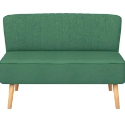 vidaXL Sofás-Sofá de tela 117x55,5x77 cm