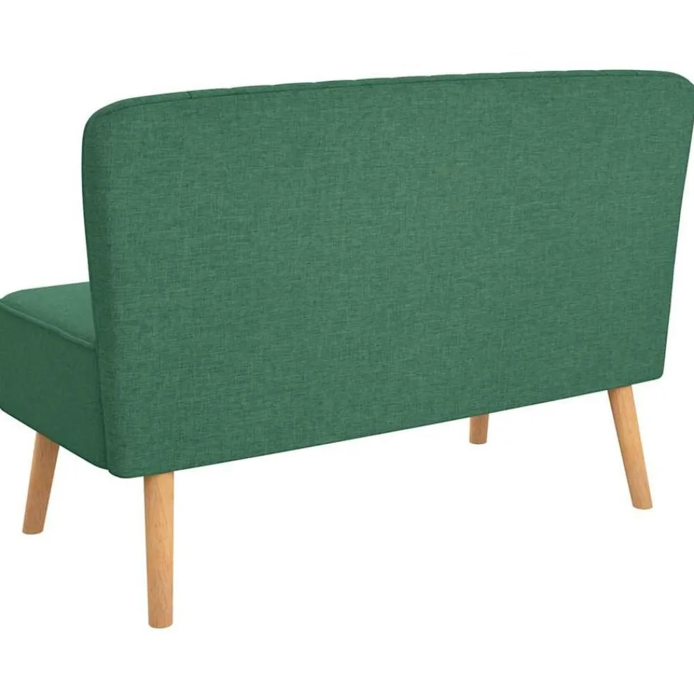 vidaXL Sofás-Sofá de tela 117x55,5x77 cm