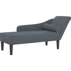 vidaXL Sofá diván con cojines terciopelo Gris oscuro Best