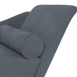 vidaXL Sofá diván con cojines terciopelo Gris oscuro Best
