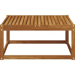 vidaXL Muebles De Jardín-Sofá esquinero de exterior Madera de Acacia Sólida Natural