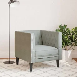 vidaXL Sofás-Sofá 74,5 x 71 x 70,5 cm Terciopelo