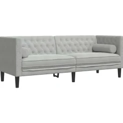 vidaXL Sofás-Sofá 194 x 74,5 x 70,5 cm Terciopelo