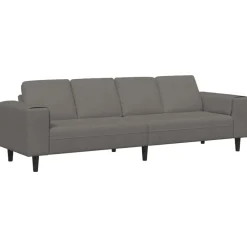 vidaXL Sofás-Sofá 250 x 77 x 76 cm Tela de Pana