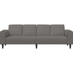 vidaXL Sofás-Sofá 250 x 77 x 76 cm Tela de Pana
