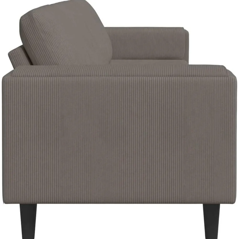 vidaXL Sofás-Sofá 250 x 77 x 76 cm Tela de Pana