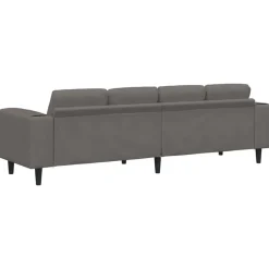 vidaXL Sofás-Sofá 250 x 77 x 76 cm Tela de Pana