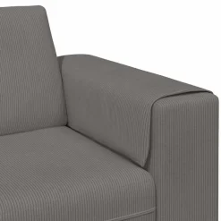 vidaXL Sofás-Sofá 250 x 77 x 76 cm Tela de Pana