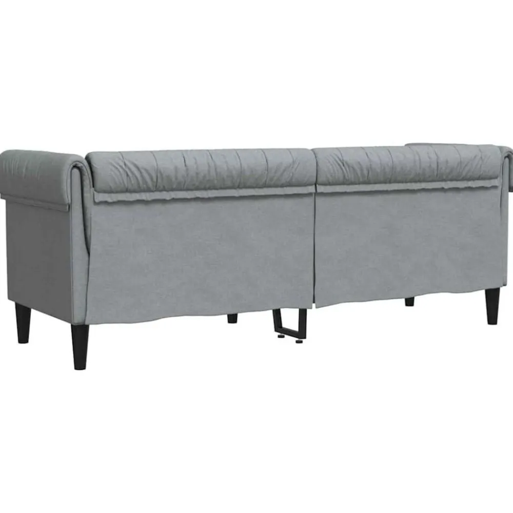 vidaXL Sofás-Sofá 201,5 x 74,5 x 74,5 cm Poliéster