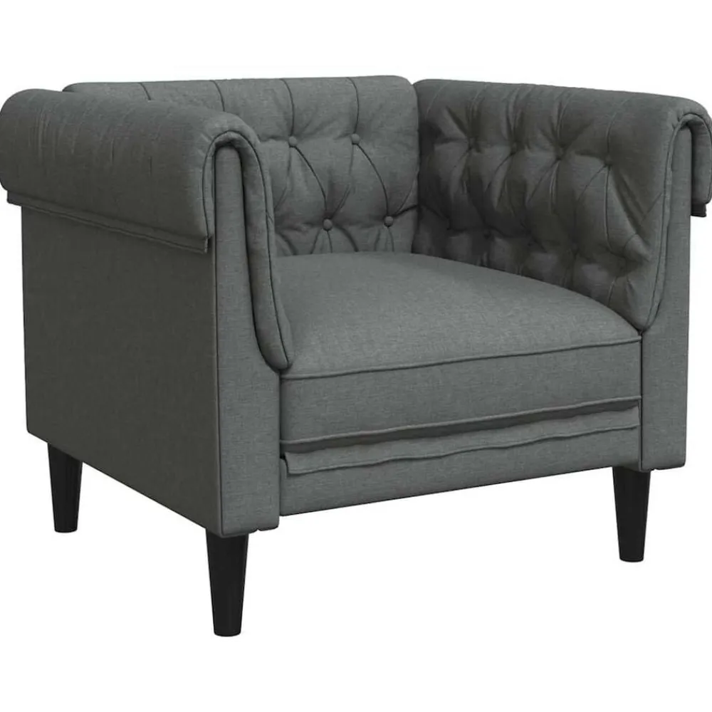 vidaXL Sofás-Sofá 78,5 x 74,5 x 74,5 cm Poliéster